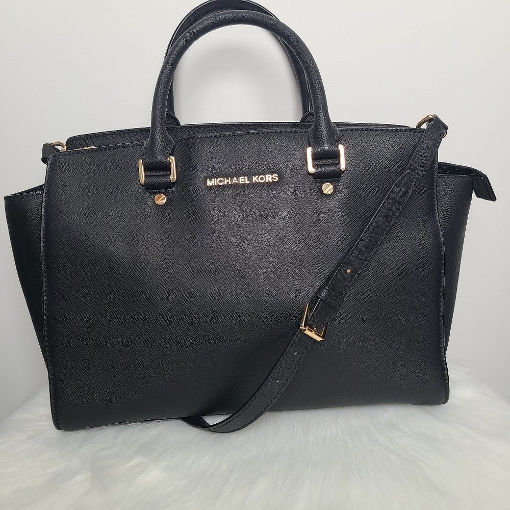 MICHAEL KORS SAFFIANO SATCHEL